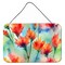 Edge Collections - 8" x 12" - Multicolor - Wyoming Indian Paintbrush Wall or Door Hanging Prints Aluminum Metal Sign - 1 Piece